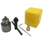 100Pcs Mini Drill Chuck 0.3-4mm Keyed Mount Taper w/3.17mm Shaft Connecting Rod