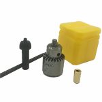 100 Sets Electric Drill Chuck 0.3-4mm Taper Mounted Lathe Chucks + 3.17mm Motor Shaft