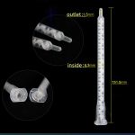 100pcs Static Mixing Nozzles Mixer Tube 21 Element