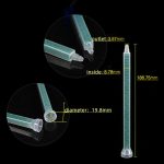 100pcs Static Mixer Horn Mouth Mixing Nozzle 32 Elements