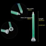 100pcs Horn Mouth Static Mixer Mixing Nozzle 24 Elements