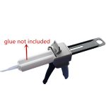 6 Pieces 50ml Dispensing Gun Kit 1:2 Mixing Adhesive Dispenser
