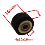 20Pcs Pinch Roller 4x10x16mm Copper Core Hole Dia 4mm