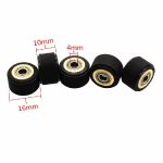 20Pcs Pressing Wheel 5x10x16mm Copper Core Pinch Rollers