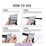 6 Pieces 50ml 1:1 2-Part Dispenser Dual-Component Manual Dispensing Gun