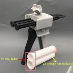 6Pcs 50ml Dental Manual Dispensing Gun 1:1/1:2