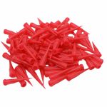 1000pcs 25G Red Dispenser Plastic Tapered Needles Tips