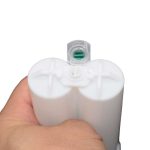 300pcs 100ml Empty 1:1 Ratio 2-Part Cartridges with sealing cap & pistons