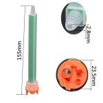 100Pcs Mixing Nozzle Static Mixing Nozzle 10:1 Mixed Tube