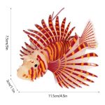 10 Set Artificial Glowing Fish Artificial Glowing Lion Fish Luminous Fake Fish Aquarium Fish