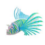 10 Set Colorful Fake Fish Artificial Fish Glowing Fish Glowing Effect Aquarium