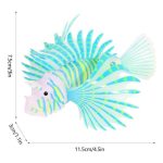 10 Set Colorful Fake Fish Artificial Fish Glowing Fish Glowing Effect Aquarium