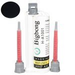 100Set 50ml Corian Adhesive10:1 Two-Component Granite Glue and Mixing Nozzle Black H-A1001