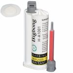 50set 50ml Two-Component 10:1 white Acrylic adhesive H-A1001 and Static Mixer Nozzles