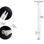 200pcs Helical Static Mixer Nozzle Tube Tip